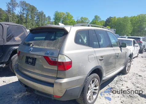 2008 BMW X3 3.0Si from USA, damaged, VIN WBXPC93418WJ23343